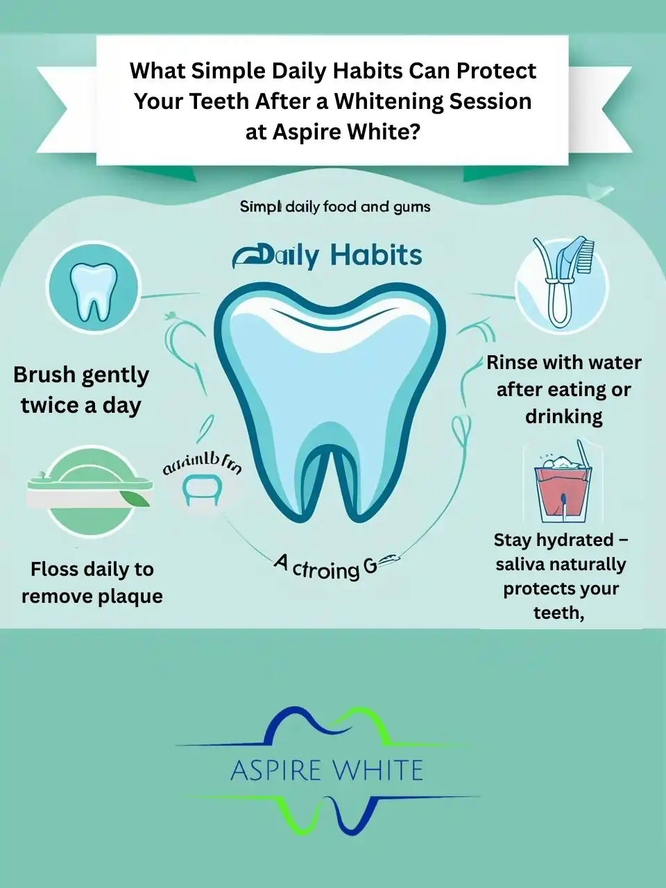 What Simple Daily Habits Can Protect Your Teeth After a Whitening Session at Aspire White Cheltenham